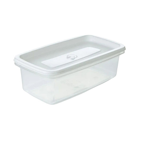 Recipiente Estrapack Rectangular 0.9 Litros Tapa Blanca / Estra