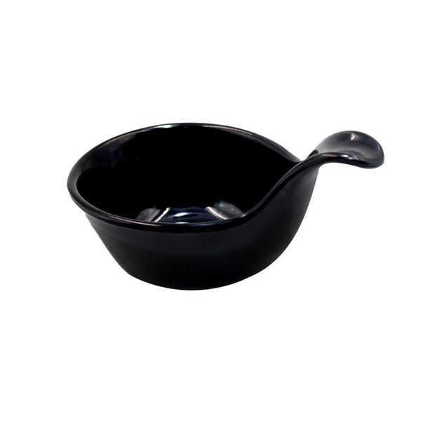 Salsera con Asa Negra en Melamina / Sabana