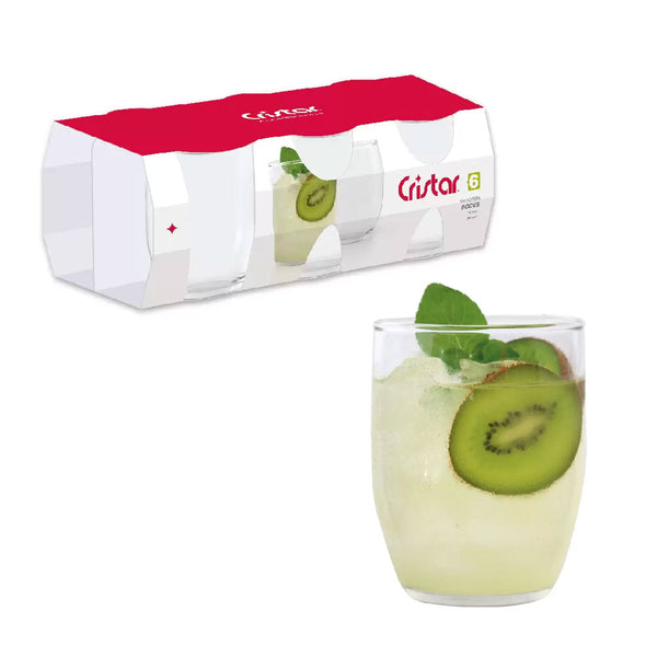 Set x 6 Vasos Opera Rocks 310 ml / Cristar