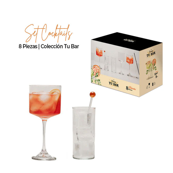 Set Cocktails 8 Piezas Tu Bar / Cristar