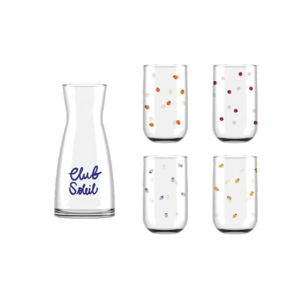 Set Decanter + 4 Vasos Capella Toy / Cristar