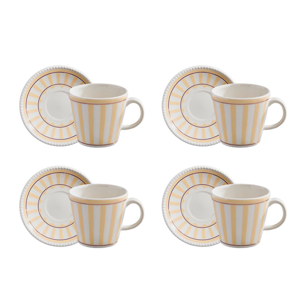 Set de Té Lía 4 Puestos 8 Piezas / Corona