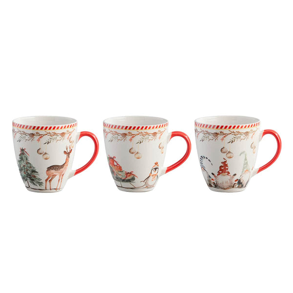 Set x 3 Mugs Ilusión Navidad 480 ml / Corona