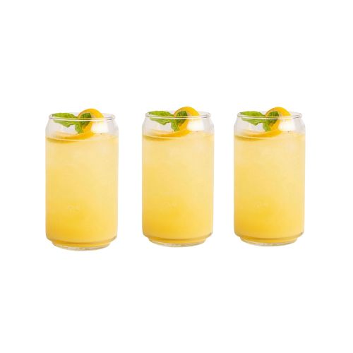 Set x 3 Vasos Lata Bebidas / Cristar