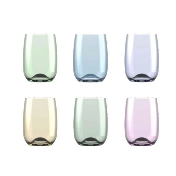 Set x 6 vasos Agua Rocks Toy / Cristar