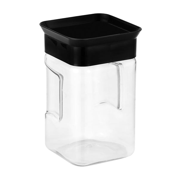 Tarro Super Clear 1 litro Negro / vanyplas