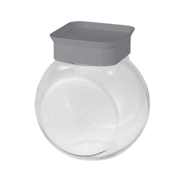Tarro Super Clear Redondo Gris / vanyplas