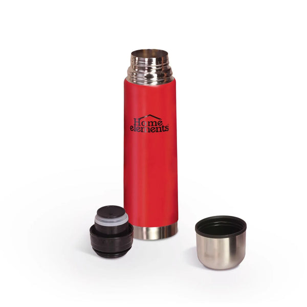 Termo Acero Doble Pared 0.5 Litros Rojo / Home Elements