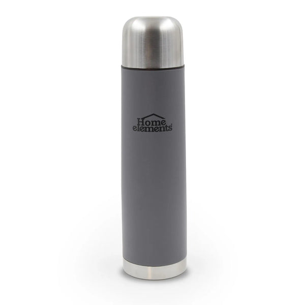 Termo Doble Pared 1 Litro Gris / Home Elements