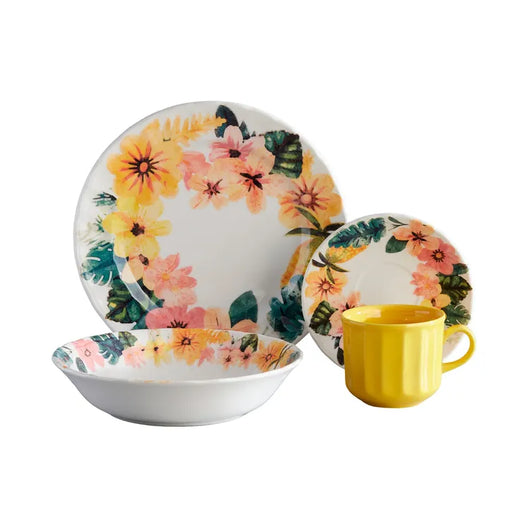 Vajilla Caribeña Puestos 16 Piezas Corona – Cristalería La 13