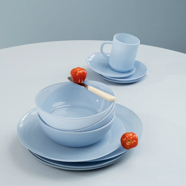 Vajilla Stylo Blue Toy 4 Puestos 16 Piezas / Cristar