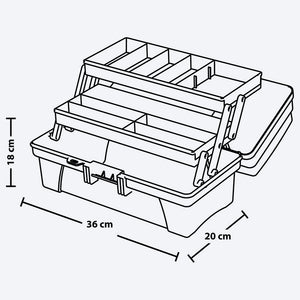 Botiquín 14" Tapa Organizadora / Rimax