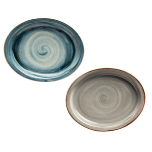 Bandeja Formas Orgánicas Azul LÍnea Artisan / Corona