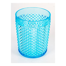 Cargar imagen en el visor de la galería, Set x 4 Vasos Azul en Acrílico Diamante / Mundiutil