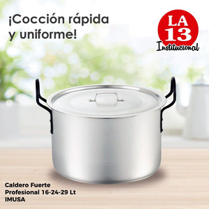 Caldero Fuerte 16 LT Profesional / Imusa