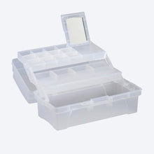Cargar imagen en el visor de la galería, Caja de Herramientas 14&quot; con Tapa Organizadora Vanity Natural - Turquesa / Rimax