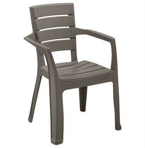 Silla Barú Con Brazos Mocca / Rimax