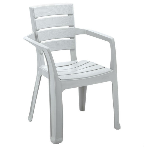 Silla Barú Con Brazos Gris Hielo / Rimax