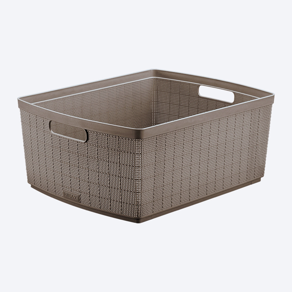 Canasta Fique Mocca 30 Litros / Rimax