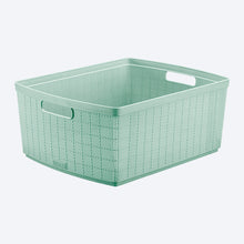 Cargar imagen en el visor de la galería, Canasta Fique Verde Menta 30 Litros / Rimax