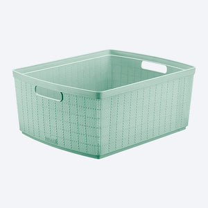 Canasta Fique Verde Menta 30 Litros / Rimax