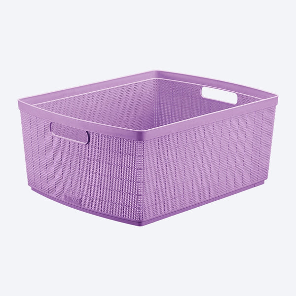 Canasta Fique Lavanda 30 Litros / Rimax