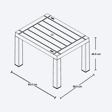 Cargar imagen en el visor de la galería, Mesa Centro Barú Gris Hielo / Rimax