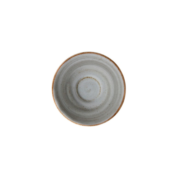Plato Té 16 cm Gris Línea Artisan / Corona