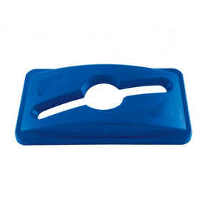 Tapa Perforada para Contenedor Azul Slim Jim® 87 litros / Rubbermaid