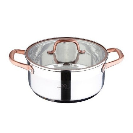 Olla Con Tapa Infinity Chefs 24 cm / Bergner Home