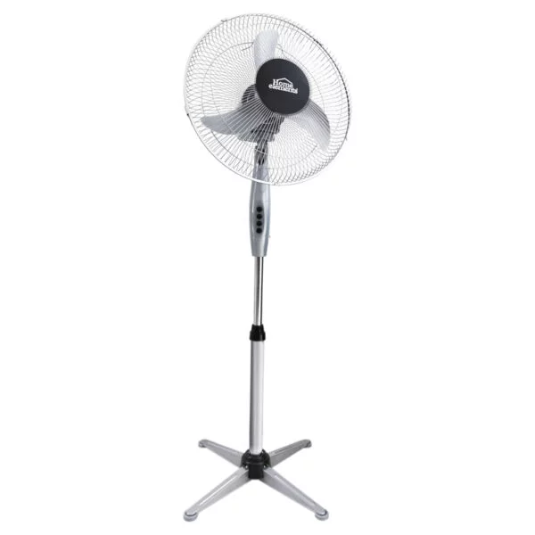 Ventilador Pedestal 16" Gris / Home Elements