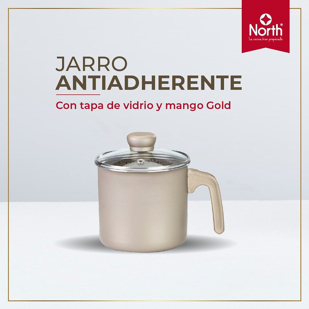 Jarro Antiadherente con Tapa 12 cm Gold / North
