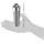 Rallador de Nuez Acero Inoxidable / Excalibur