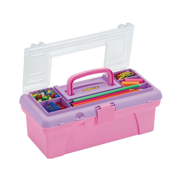 Caja Organizadora Mainstays Tela 14x28x13 cm Rosa 3 Piezas