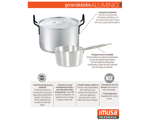 Caldero Fuerte 16 LT Profesional / Imusa