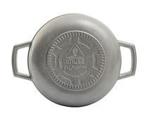 Cargar imagen en el visor de la galería, Caldero Aluminio Fundido 18 cm con Tapa de Vidrio / Imusa
