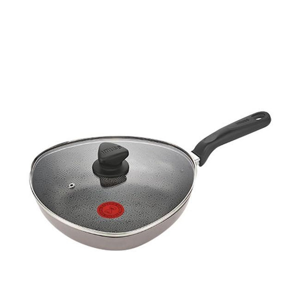 Wok Antiadherente con Tapa 30 cm Talent / Imusa