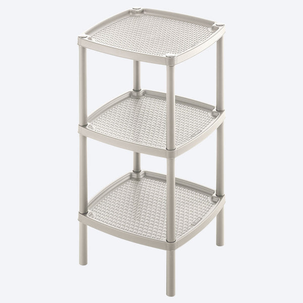 Mesa Multiusos Cuadrada Rattan Beige / Rimax
