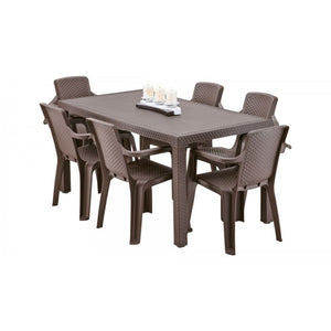 Mesa Eterna Familiar Apariencia Rattan / Rimax