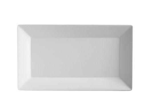 Bandeja Rectangular Blanca Línea Melamina / Corona