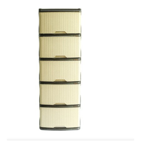 Cajonero Rattan 5G Wengue -Beige / Rimoplasticas