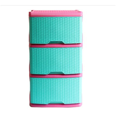 Cajonero Rattan 3G Fucsia - Azul Marino / Rimoplasticas