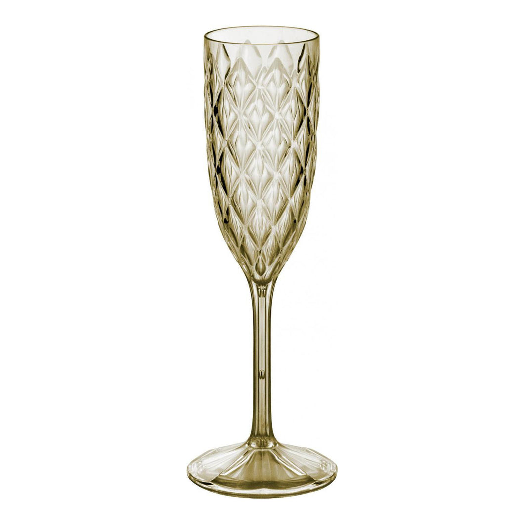 Copa Champaña 200 ml Citrina Línea Glamour / Plasútil
