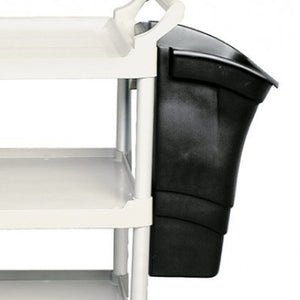 Contenedor de desechos 30 Lt negro para carro de Servicio / Rubbermaid