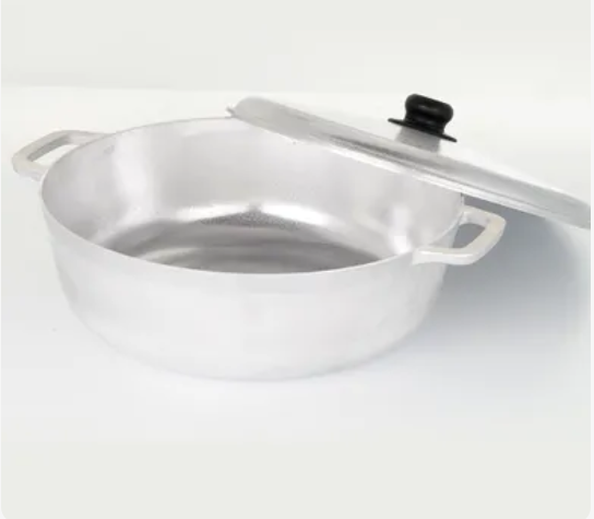 Caldero Aluminio Fundido con Tapa Fundida 50 cm / Universal