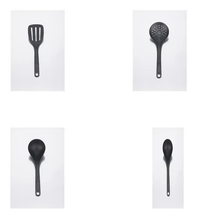 Cargar imagen en el visor de la galería, Juego x 4 Utensilios Negro Esencial / Imusa