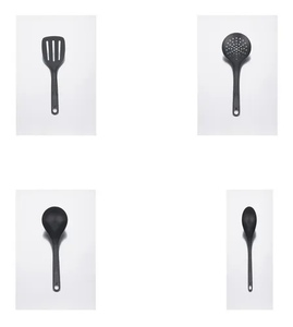 Juego x 4 Utensilios Negro Esencial / Imusa