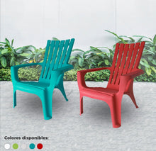 Cargar imagen en el visor de la galería, Silla Náutica con Brazos Rojo / Colplast