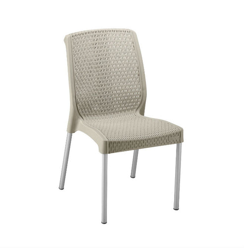 Silla Shia Sin Brazo Taupe / Rimax