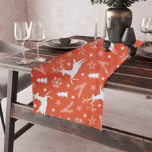 Cargar imagen en el visor de la galería, Camino de Mesa Navidad Reno Rojo / Keuken